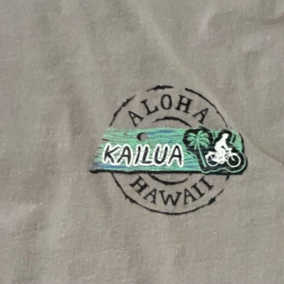 Crazy Shirts Long Sleeve T Shirt Men's Size L Aloha Hawaii Graphic Print Gray - Picture 4 of 11